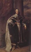 Charles I in Garter Robes (mk01) Peter Paul Rubens